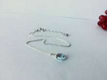 Load image into Gallery viewer, Blue Topaz Gemstone Drop Necklace
