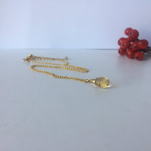Load image into Gallery viewer, Citrine Gold Necklace 

