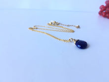 Load image into Gallery viewer, lapis gold necklace
