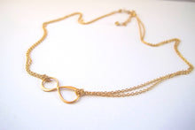 Load image into Gallery viewer, Infinity Necklace - 14kt Gold Filled
