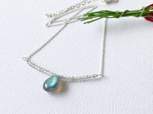 Load image into Gallery viewer, Labradorite Sterling Silver Gemstone Beauty Necklace
