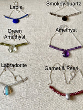 Load image into Gallery viewer, Sterling Silver Gemstone Beauty Necklace
