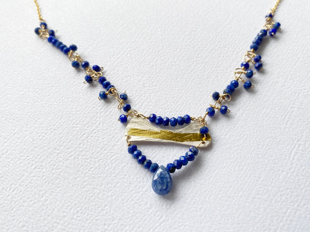 Keum Boo Necklace with Sapphires
