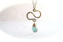 Load image into Gallery viewer, Serendipity Necklace with Faceted Gemstones - 14kt Gold Filled
