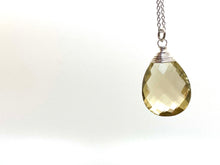 Load image into Gallery viewer, Large Lemon Drop Quartz Necklace

