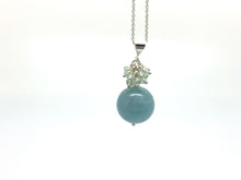 Load image into Gallery viewer, Aquamarine Clusters Necklace
