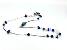 Load image into Gallery viewer, Lapis and Moonstone Choker Necklace
