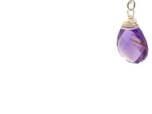 Load image into Gallery viewer, Large Faceted Amethyst Necklace
