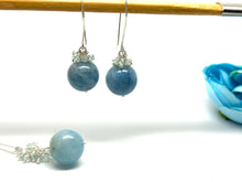 Load image into Gallery viewer, Aquamarine Clusters Earrings - Sterling Silver
