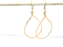 Load image into Gallery viewer, Large 14kt Gold Filled Teardrop Earrings
